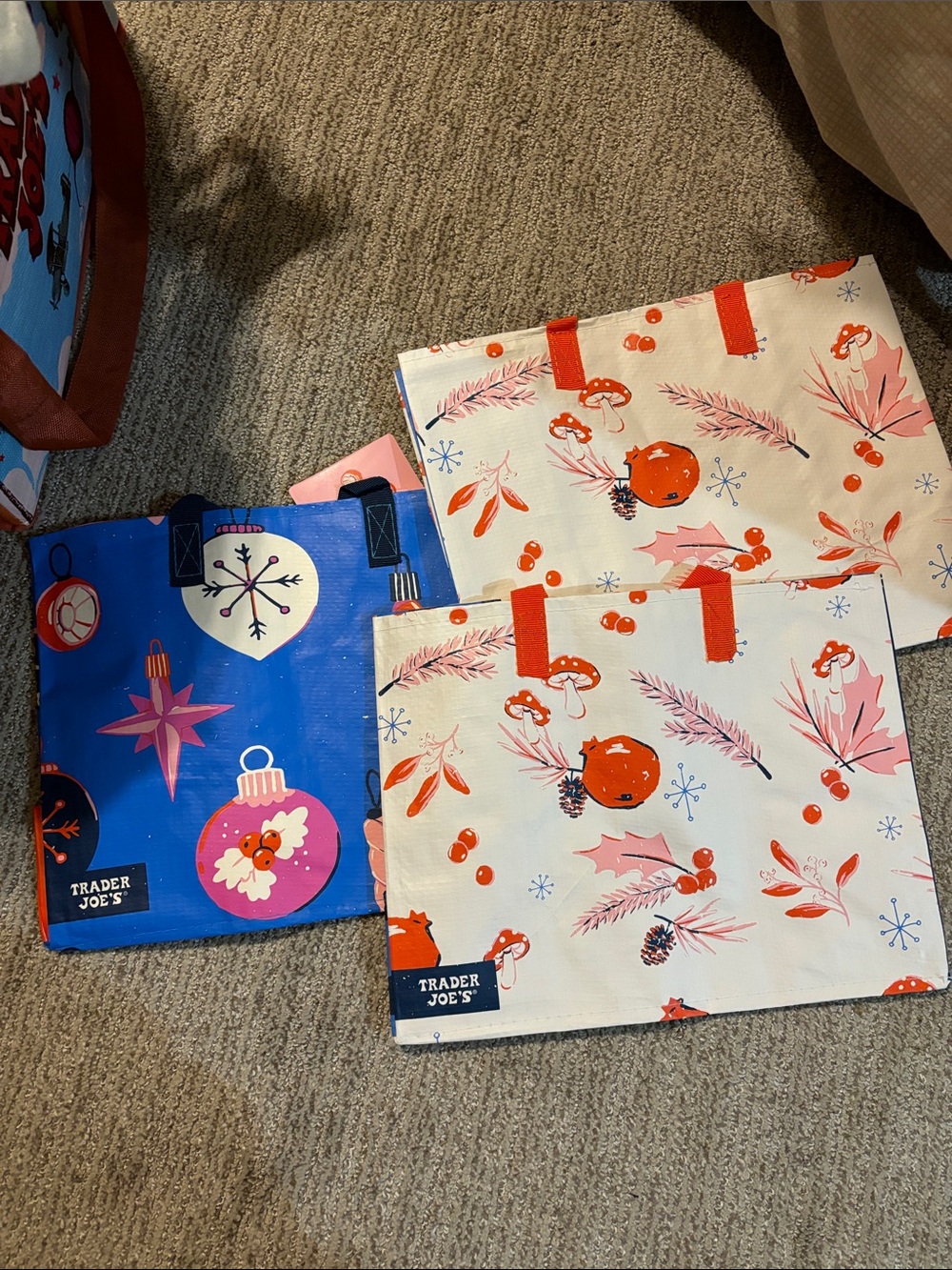 Trader Joe’s Holiday Reusable Tote Bag
